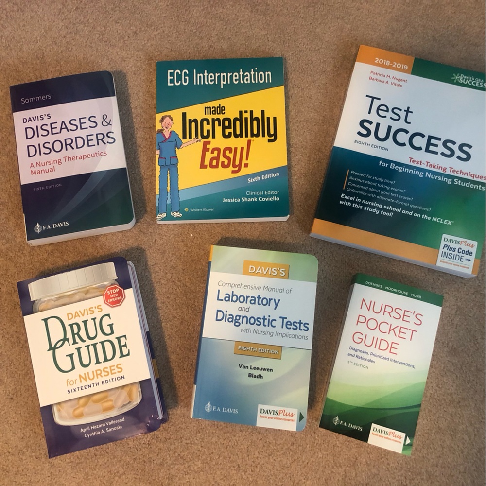Nursing Textbooks - Pristine Condition, No Access Codes